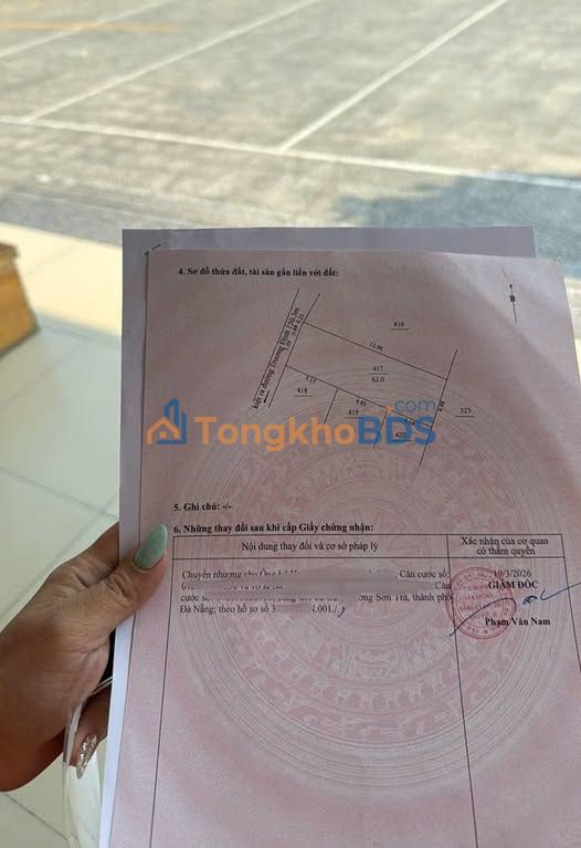 Đất kiệt Trương Định Sơn Trà 62m² - Sổ đỏ chính chủ, 200m ra biển