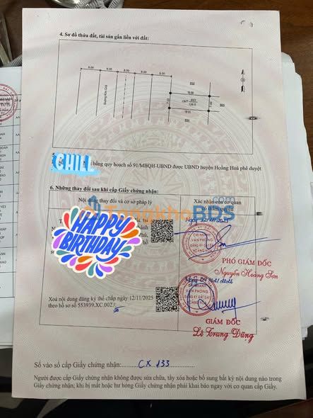 Đất nền 126.8m² Hoằng Phú, Thanh Hóa - Sẵn Sàng Xây Dựng