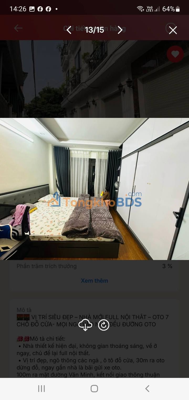 Nhà riêng Di Trạch Hoài Đức 37m² - Sẵn sàng ở ngay