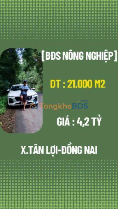 Farm Đồng Phú Bình Dương 21.000m² 4 tỷ - Đường to ô tô