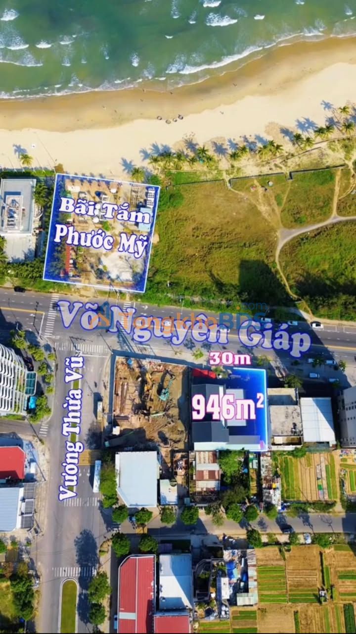 Đất biển Võ Nguyên Giáp 946m² - Tiềm năng tăng giá