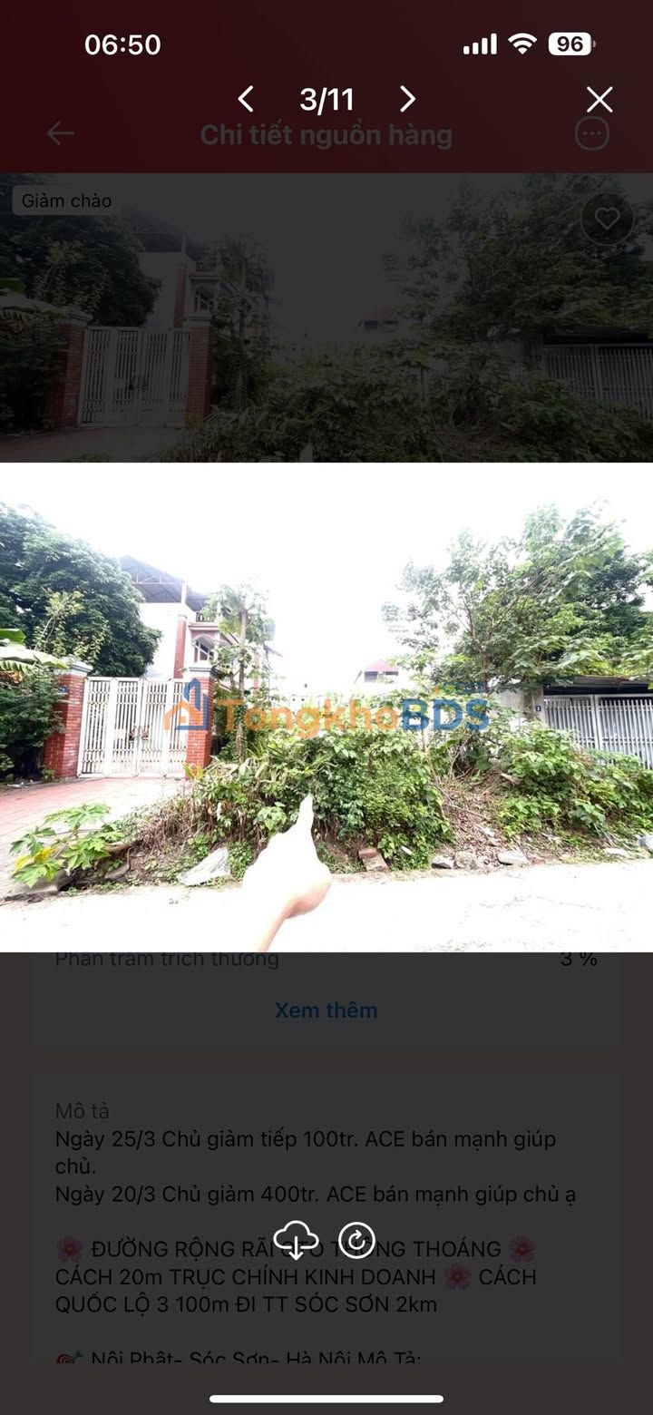 Bán Đất Sóc Sơn 118.5m² Sổ Đỏ Chính Chủ - Tiềm Năng Sinh Lời Cao