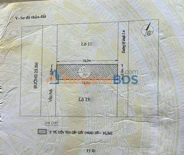 Đất nền Vạn Lộc Chí Linh 80m² 4 tỷ - Sổ đỏ chính chủ