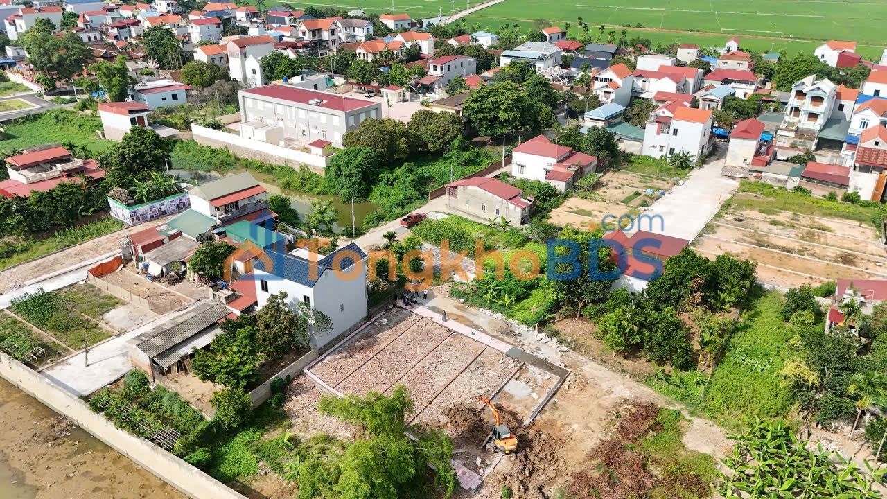 Đất nền Mỹ Đức 87.6m² - Sổ đỏ thổ cư, 2 mặt đường ô tô tránh