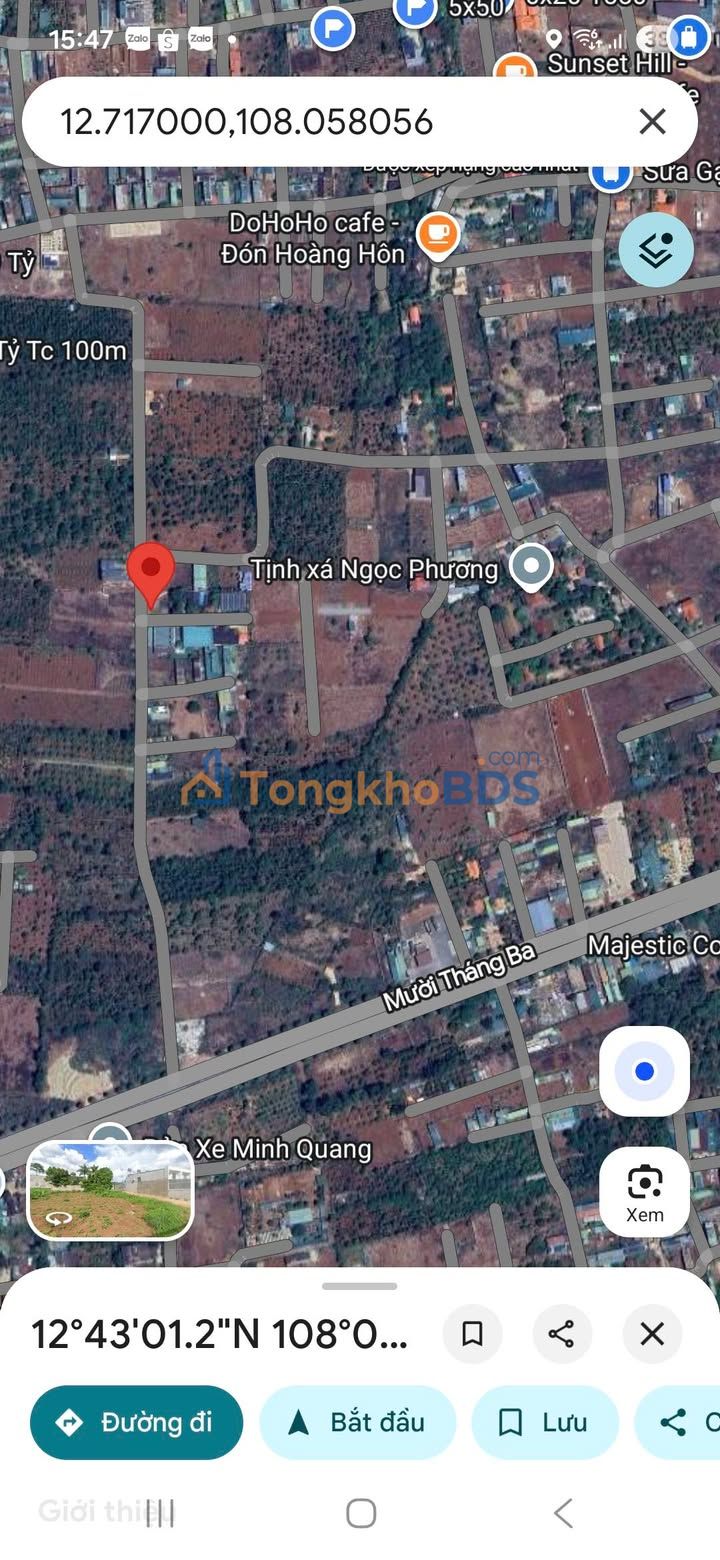 Đất Thổ Cư 125m² Hẻm 7 Vành Đai BMT - Giá 2.59 Tỷ Hướng Tây