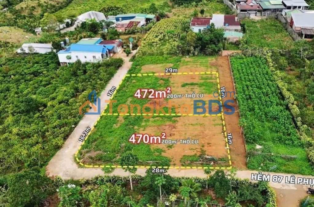 Đất nền Lộc Châu Bảo Lộc 472m² 2.25 tỷ - Sổ đỏ chính chủ