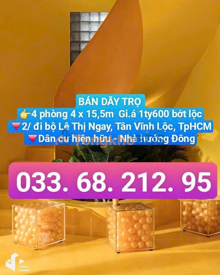 Nha Binh Tan Le Thi Ngay 62m2 gia 1.6 ty - Gia tot hiem co