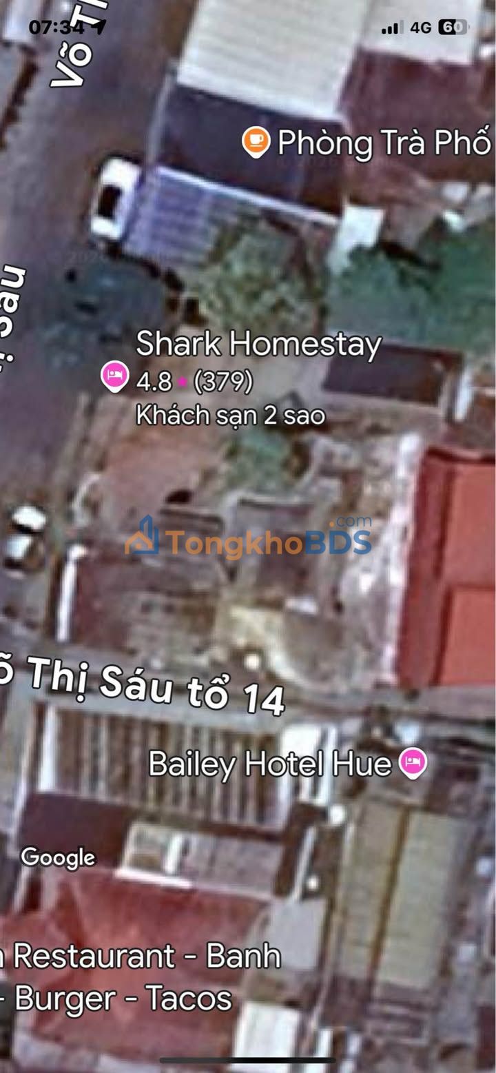 Đất Vàng 430m² Mặt Tiền Võ Thị Sáu, TTTP Huế - Cơ Hội Đầu Tư Vàng