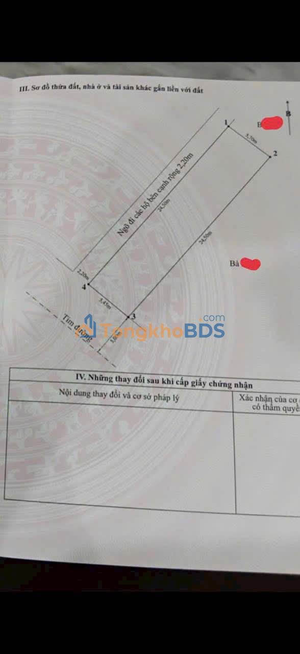 Đất nền Vĩnh Tiến Lê Chân 136m² 8.84 tỷ - Đường to ô tô