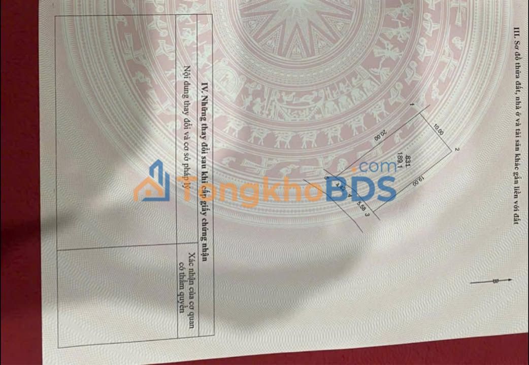 Đất Sen Trì, Hạ Bằng 189m² - Sổ Đỏ, Gần CNC Hòa Lạc, Giá Tốt