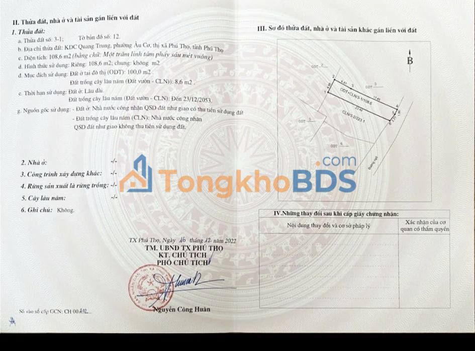 Đất nền Âu Cơ Park City, Phú Thọ - 331m² - Sổ đỏ sẵn sàng giao dịch