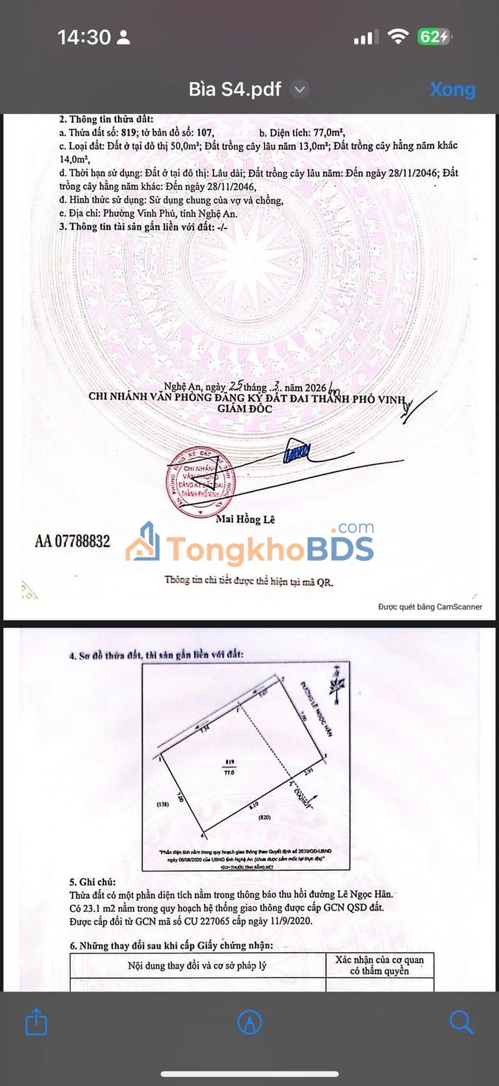 Đất nền Lê Ngọc Hân Nghi Đức 77m² 2,6 tỷ - Sổ đỏ chính chủ