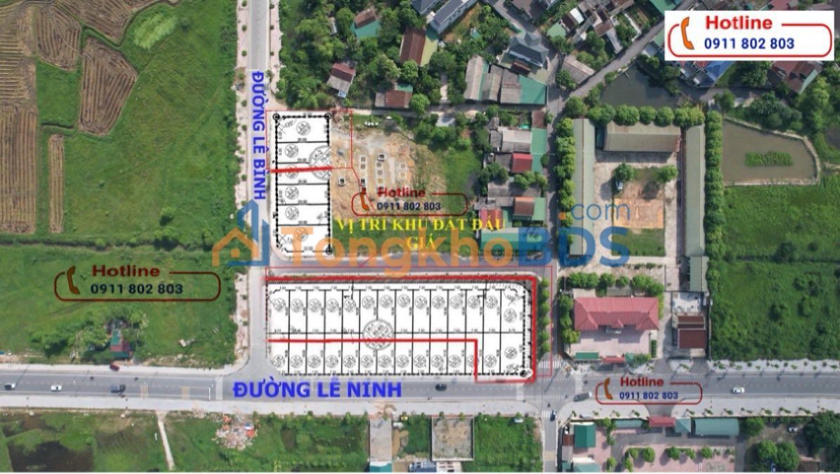 Đất Lê Ninh TP Hà Tĩnh 167m² Sổ đỏ chính chủ