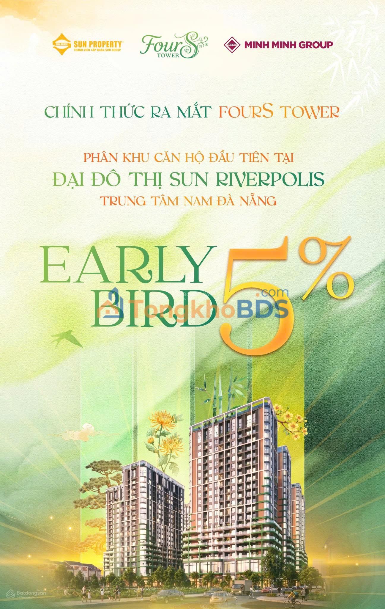 Căn hộ FourS Tower Đà Nẵng 63m² - Bàn giao ngay