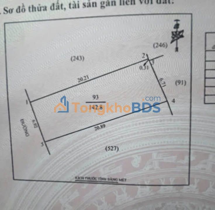Đất Bùi Hiển Nghi Liên 143m² 3 tỷ - Sổ đỏ chính chủ