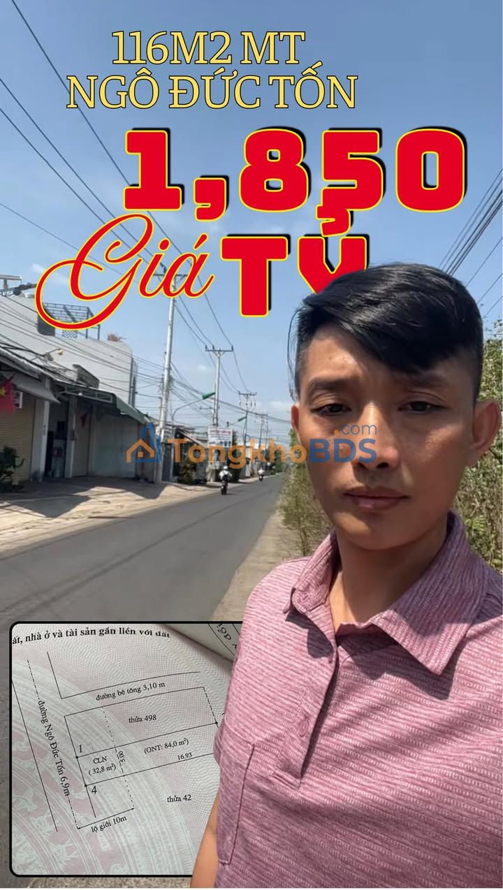 Nhà mặt tiền Phong Nẫm Phan Thiết 117m² 1,85 tỷ - Vị trí đẹp