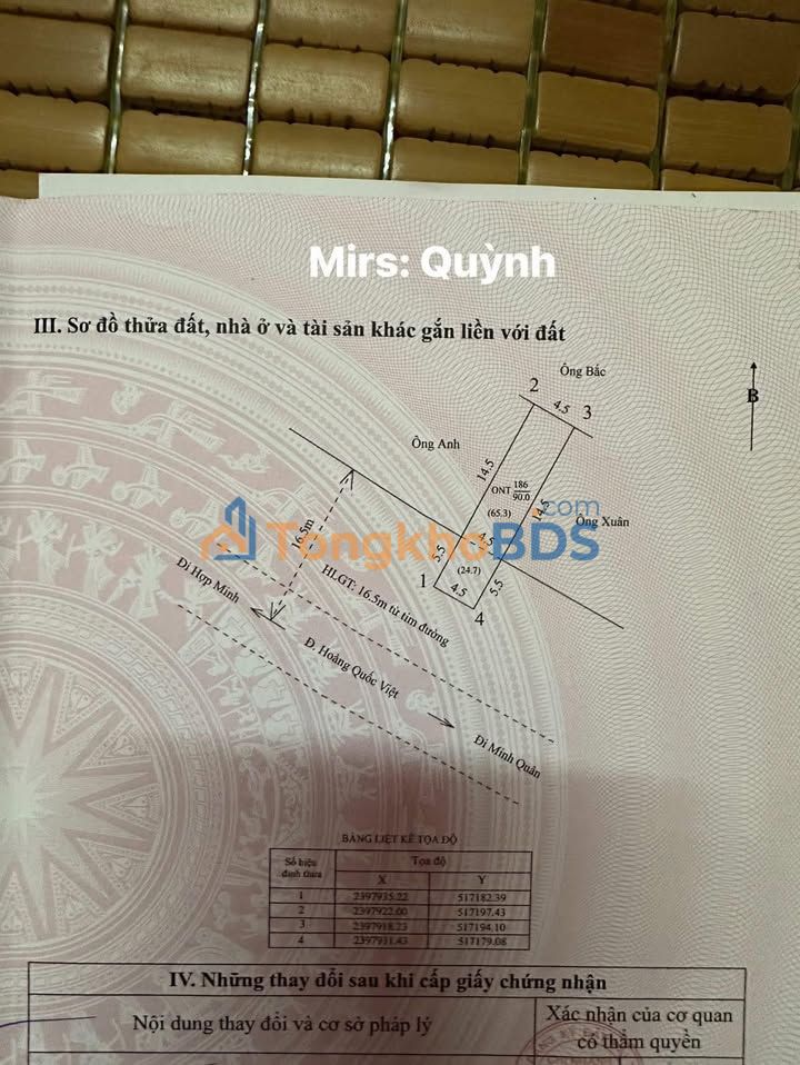 Đất thổ cư Yên Bái 90m² mặt QL32C - Sổ đỏ chính chủ