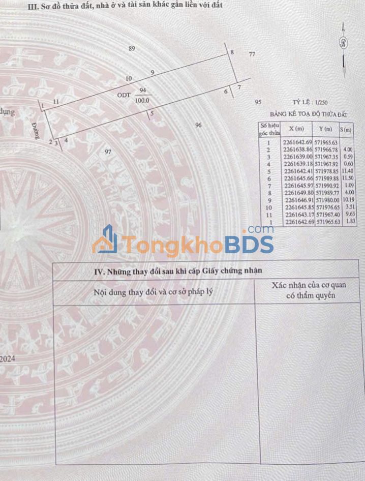 Đất nền Mỹ Trung Nam Định 100m² 3,35 tỷ - Sổ đỏ chính chủ