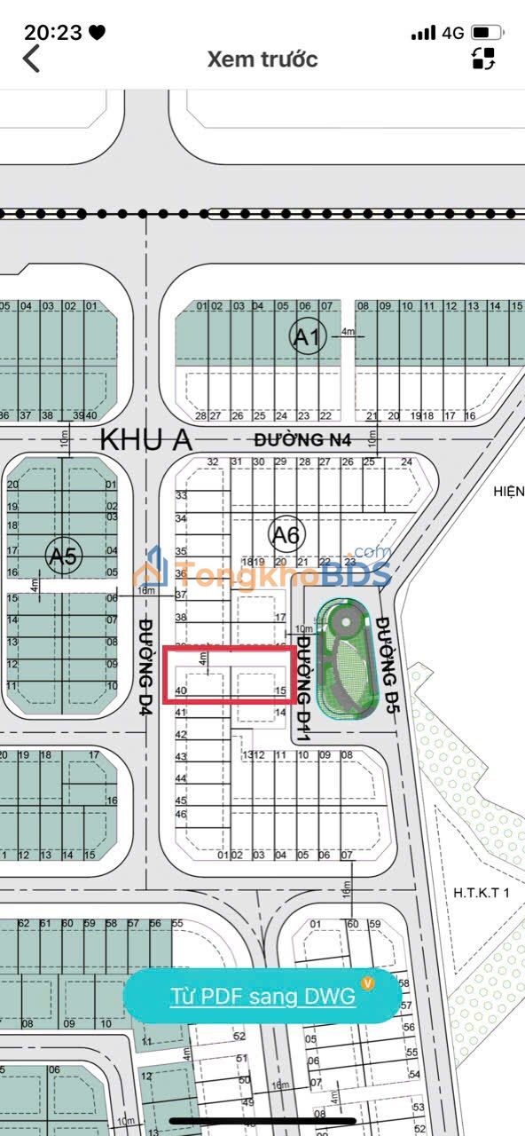 Đất nền Nam Long 2 Cần Thơ 120m² 5,5 tỷ - Sổ hồng sẵn