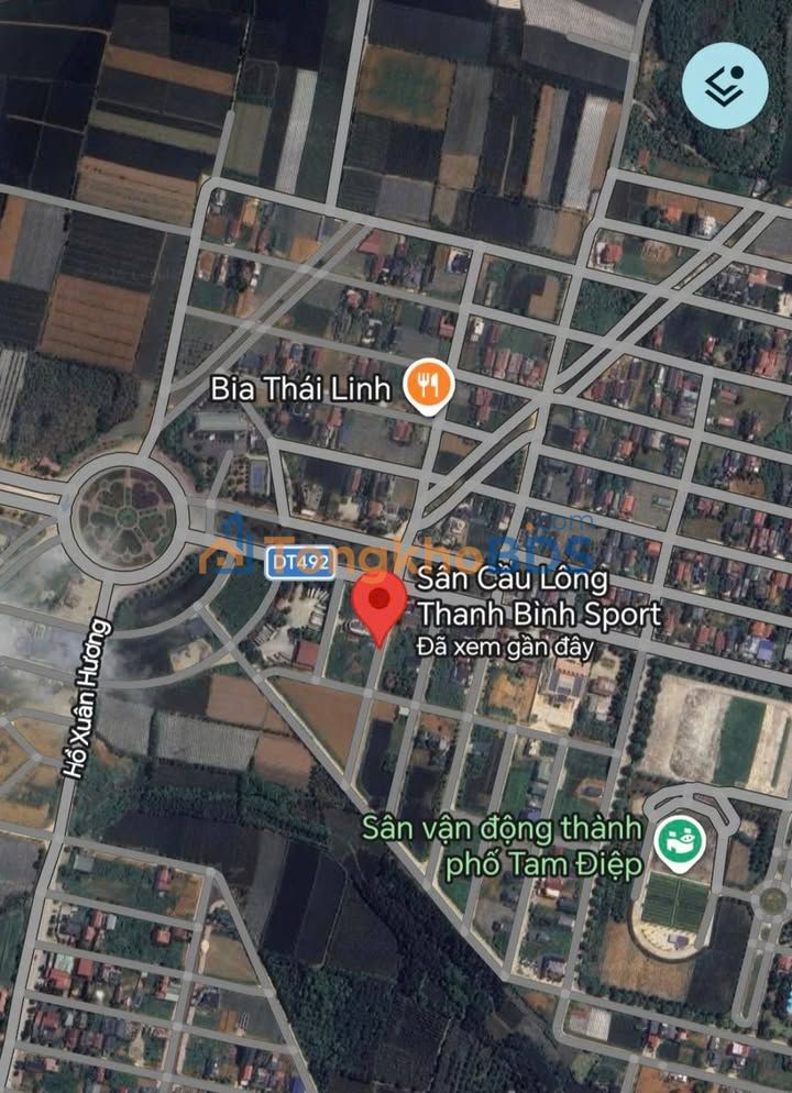 Đất nền Tam Điệp 309m² giá 4.7895 tỷ - Đường to ô tô