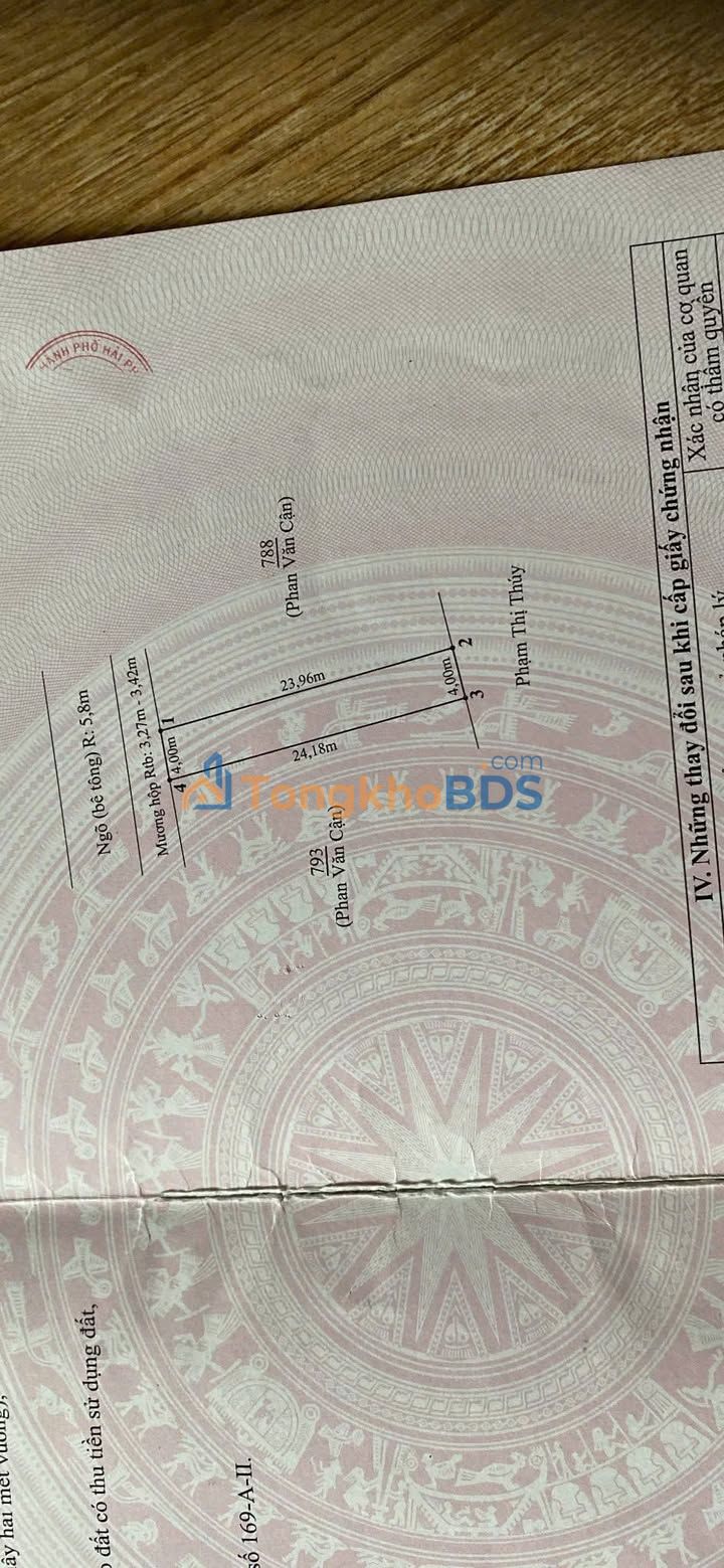 Nhà riêng An Lão Hải Phòng 96m² 1 tỷ Vị trí đẹp