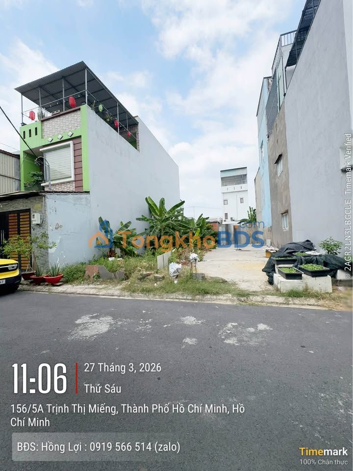 Đất Hóc Môn Thới Tam Thôn 110m² 4.9 tỷ - Đất thổ cư 100%