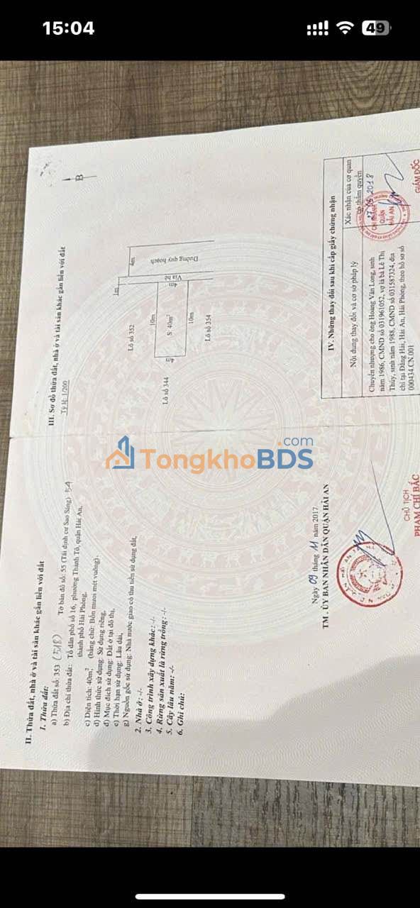 Nhà riêng Ngô Gia Tự 40m² giá 4.599 tỷ - Chính chủ bán