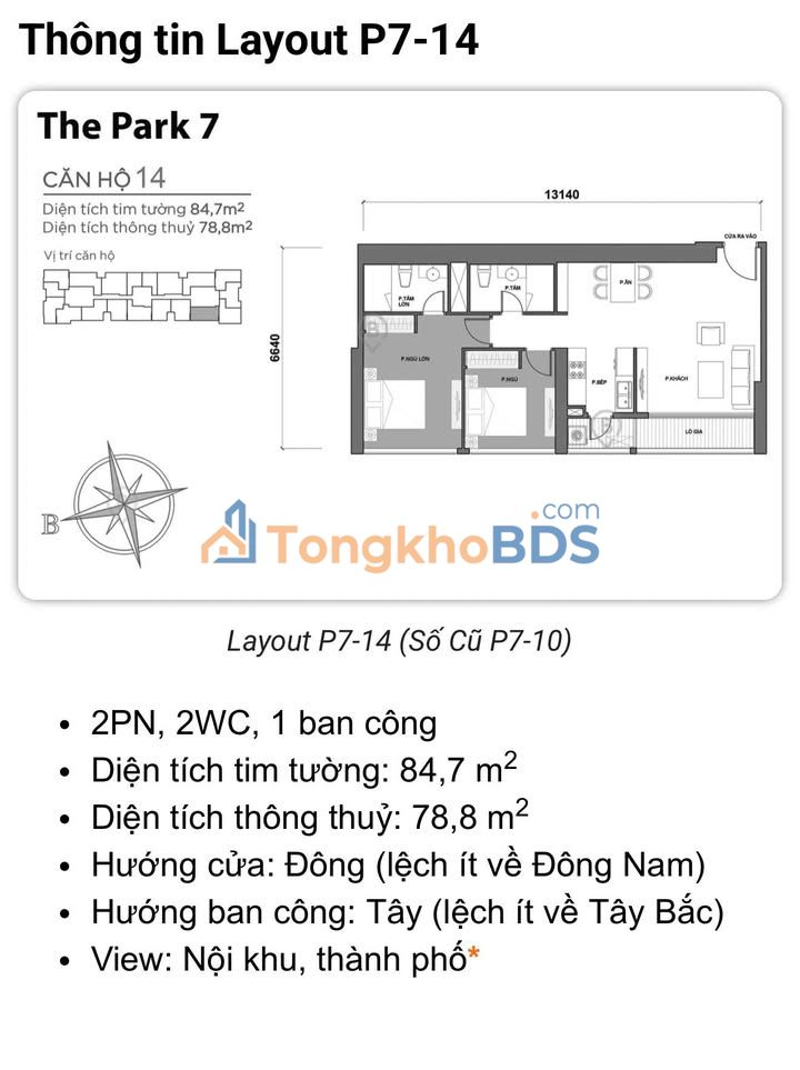 Căn hộ Vinhomes Central Park 85m² 11.6 tỷ - View đẹp