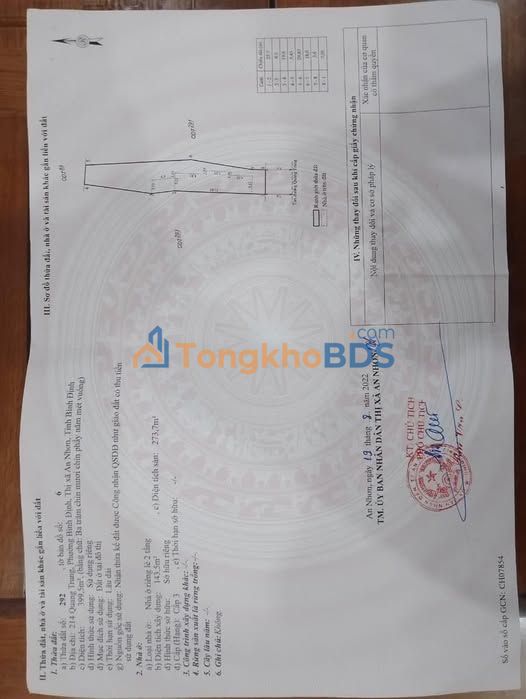 Đất Quang Trung An Nhơn 399.5m² 6 tỷ - Sổ đỏ chính chủ