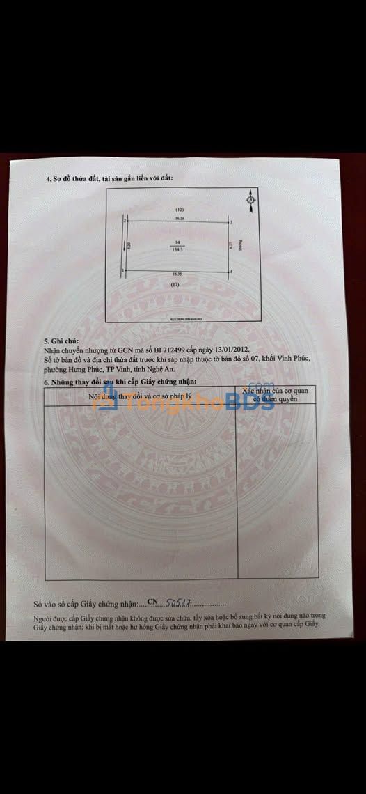 Đất Hưng Phúc Vinh 134m² thỏa thuận - Tiềm năng tăng giá