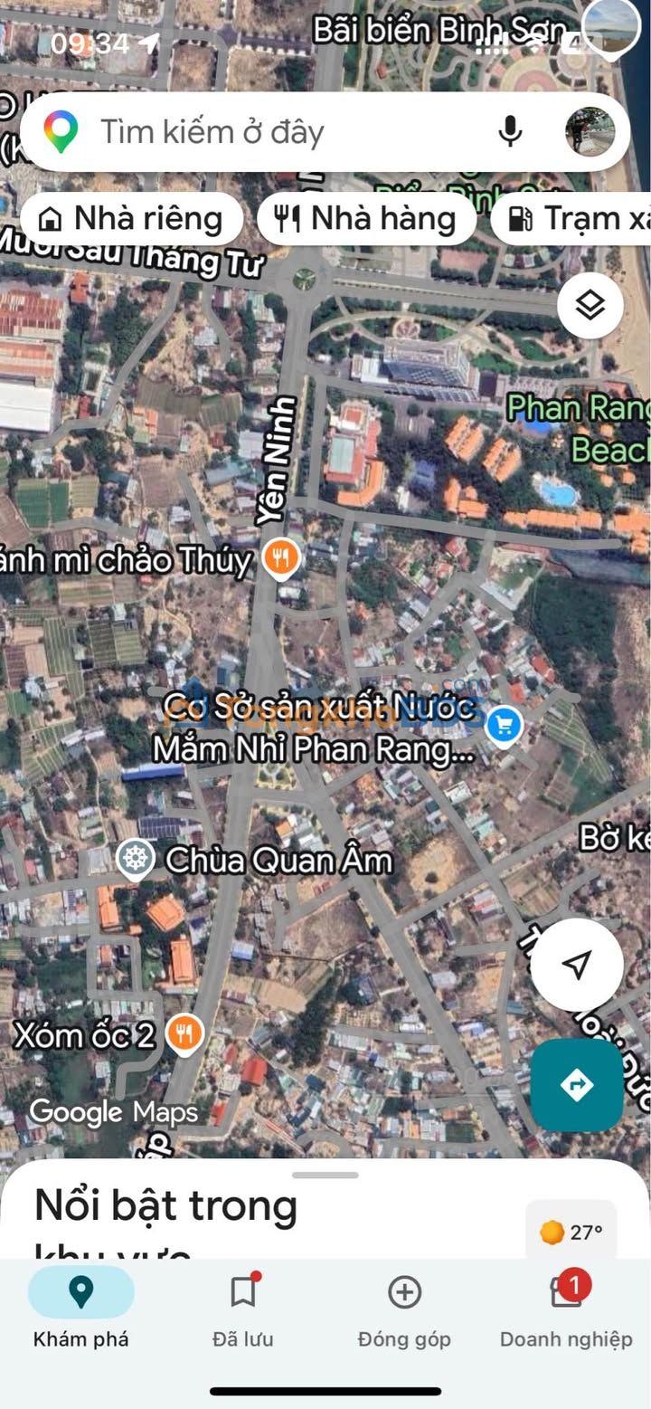 Đất cho thuê Ninh Hải Võ Nguyên Giáp 1 triệu/tháng - Đường to ô tô