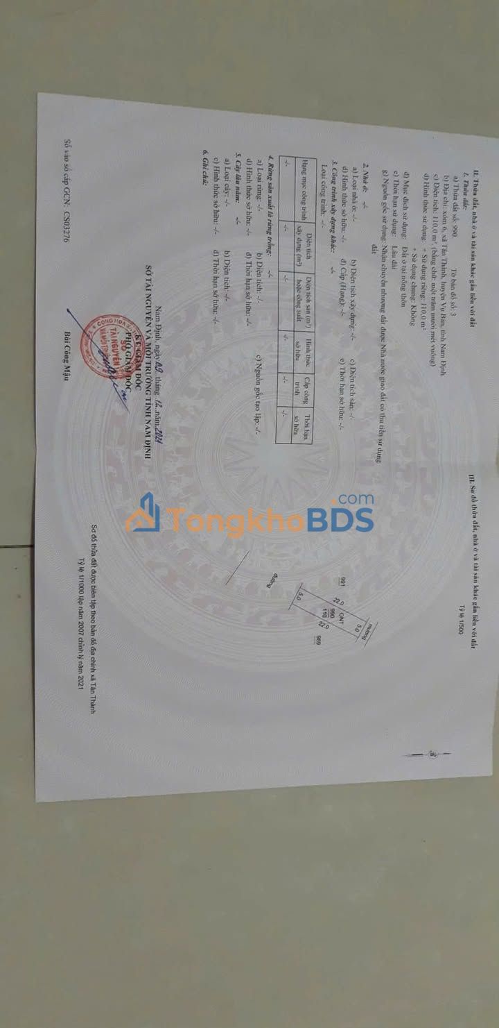 Đất S2 Trường Thi 110m² giá 2 tỷ - Sổ đỏ chính chủ