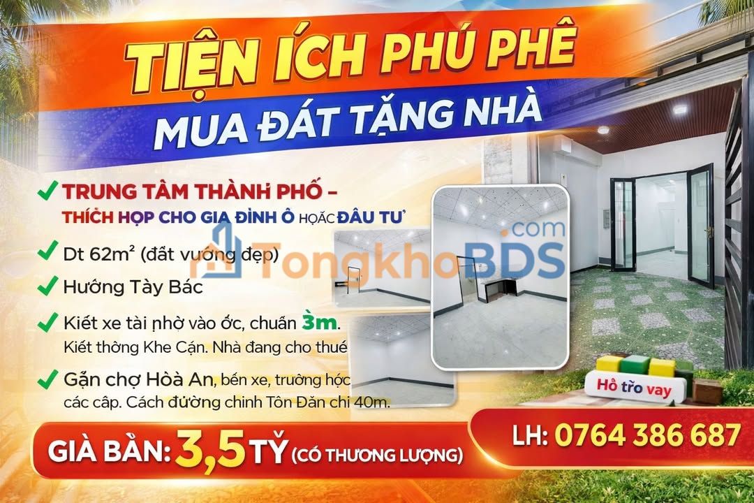 Đất nền Đà Nẵng Cẩm Lệ 62m² 3.5 tỷ - Tiềm năng tăng giá