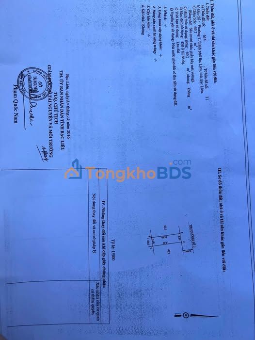 Đất Tràng An Bạc Liêu 70m² 700-799 triệu - Xây dựng tự do