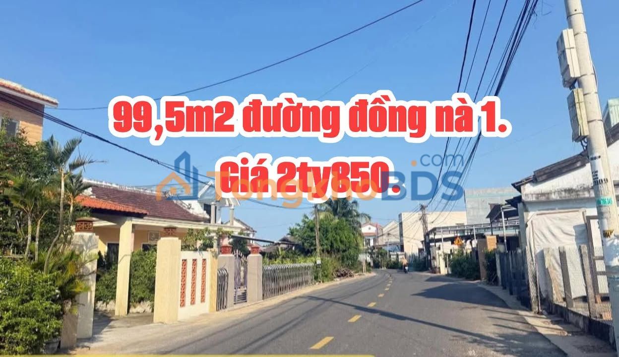 Đất nền Đồng Nà Điện Tiến 100m² - Đường to ô tô