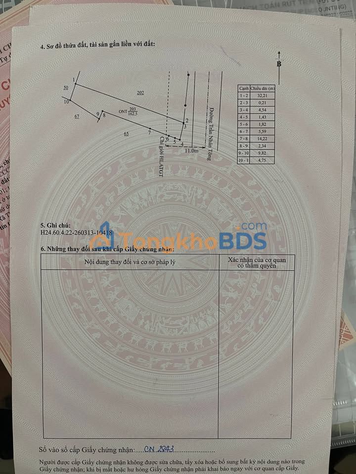 Đất nền Thanh Hà Trần Nhân Tông 310m² 4 tỷ - Sổ đỏ chính chủ