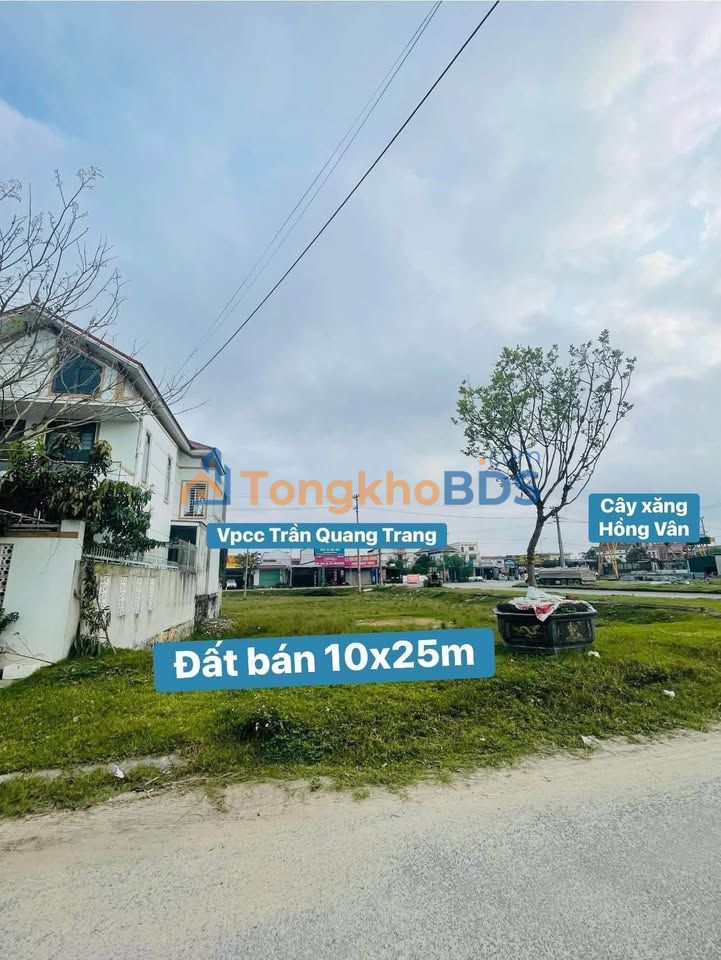 Đất nền QL12A Ba Đồn 250m² giá 3 tỷ - Đường ô tô