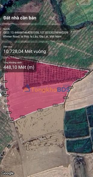 Đất lúa nước Ia Piơr 1ha 500 triệu - Đầu tư dài hạn