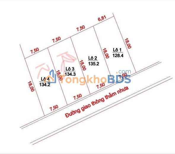 Đất nền Xuân Yên Nghi Xuân 135m² 1 tỷ - Sổ đỏ chính chủ