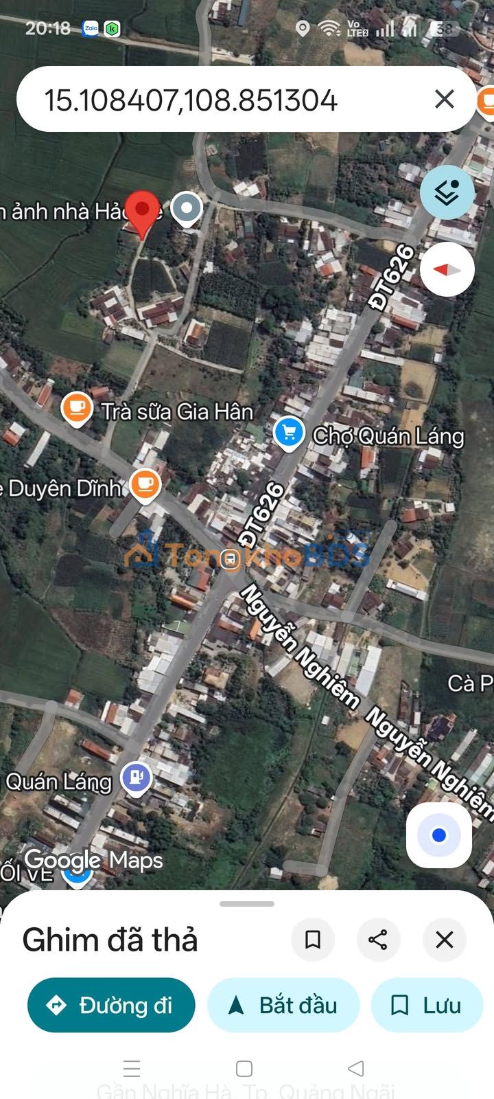 Đất nền Nghĩa Lộ Quảng Ngãi 108m² 500 triệu - Giá tốt hiếm có