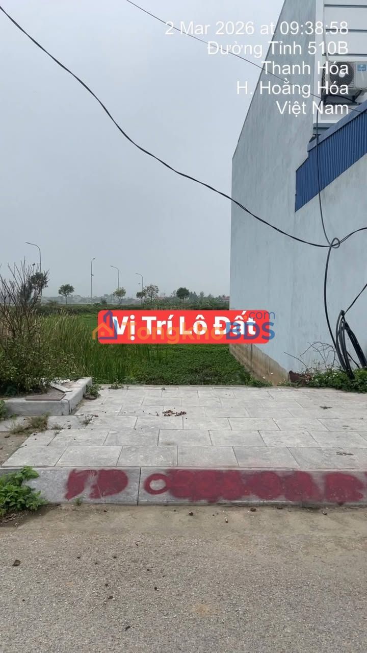 Đất nền Hoằng Tiến 120m² 1.45 tỷ - Tiềm năng tăng giá