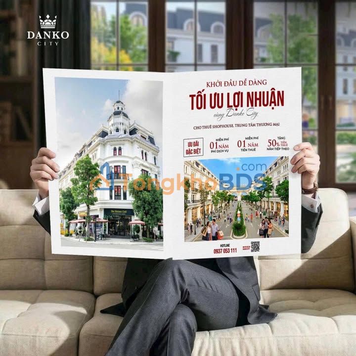 Shophouse Danko City Thái Nguyên – Giá thỏa thuận – Mặt tiền kinh doanh