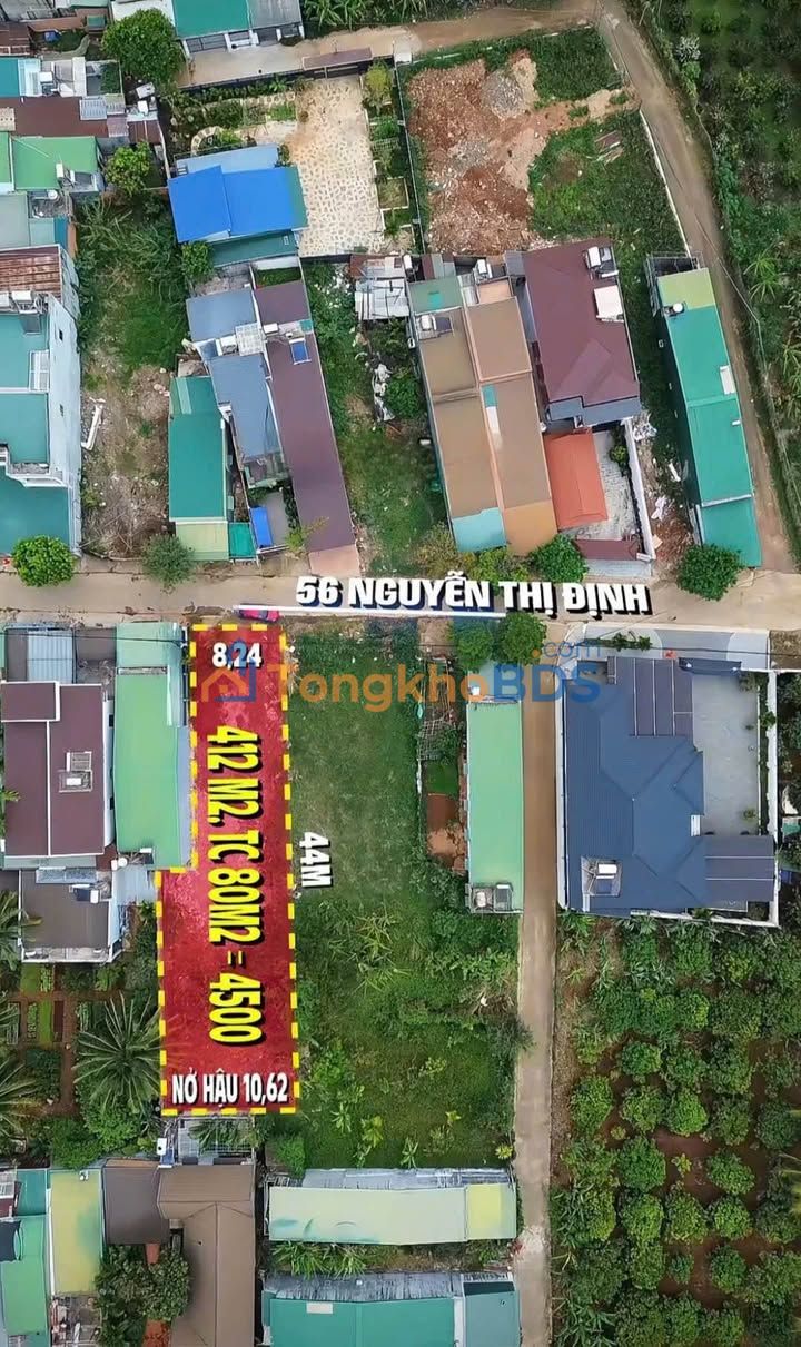 Đất nền Hẻm 56 Nguyễn Thị Định 363m² 4 tỷ - Xây dựng tự do