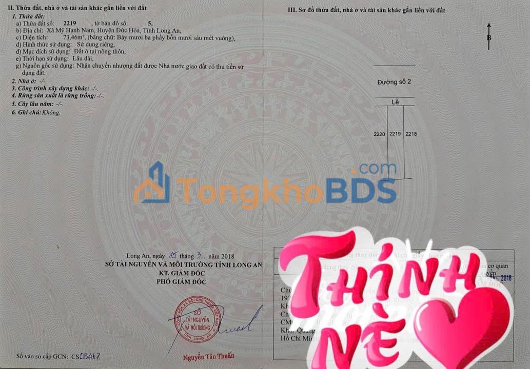 Đất nền Hiệp Thành 72m2 1.35 tỷ - Sổ hồng chính chủ