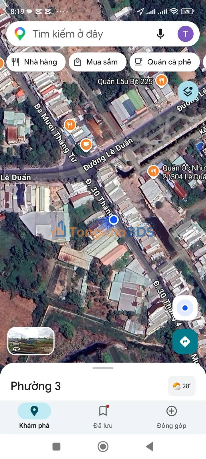 Mặt bằng Đường 30/4 Sóc Trăng 50m² 2tr - Mặt tiền kinh doanh