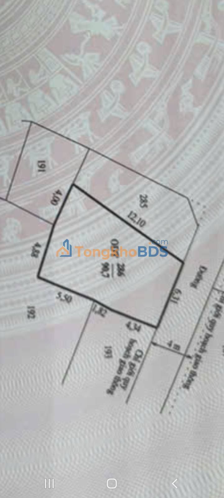 Đất nền Hoàng Hoa Thám Phan Rang 91m² 2.2 tỷ - Đường ô tô rộng