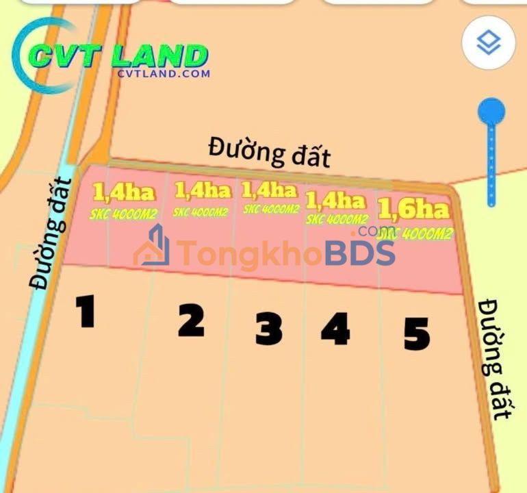 Đất SKC Phước Sang 7,2ha 108 tỷ - Sổ riêng chính chủ