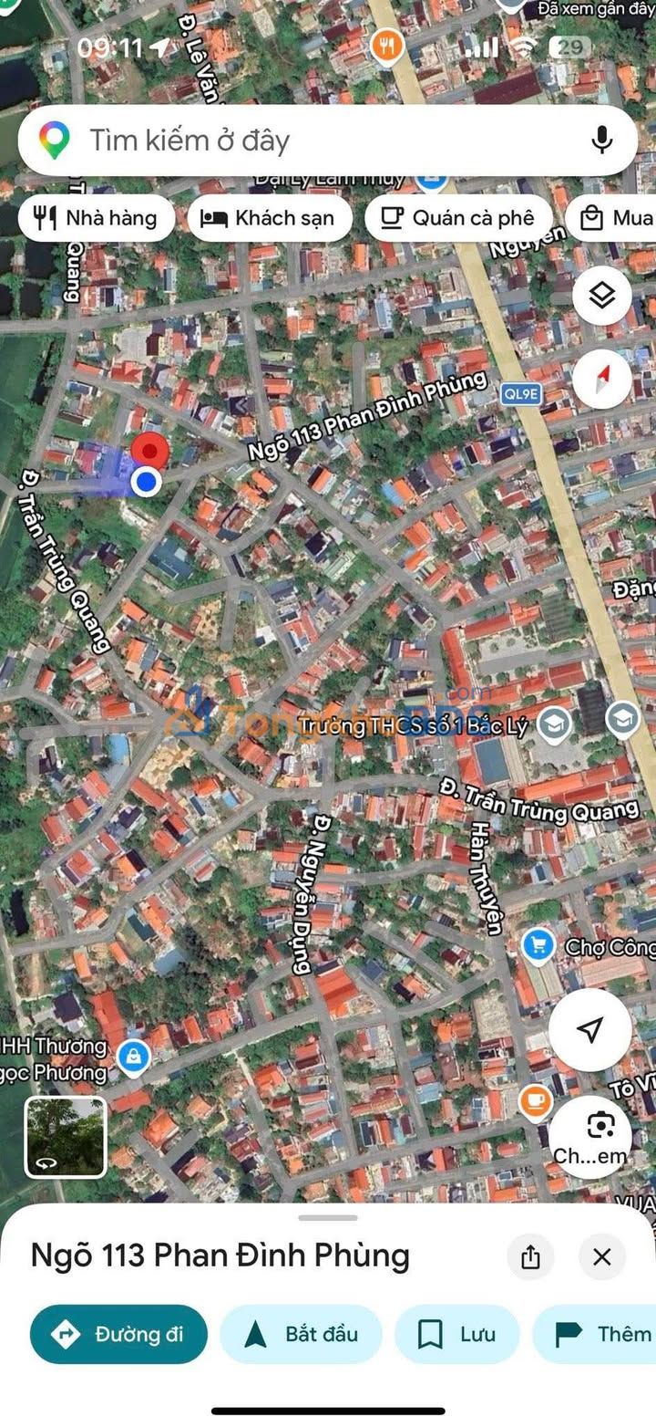 Đất nền Ngõ 113 Phan Đình Phùng Bắc Lý 132m² 1 tỷ - Sổ đỏ chính chủ