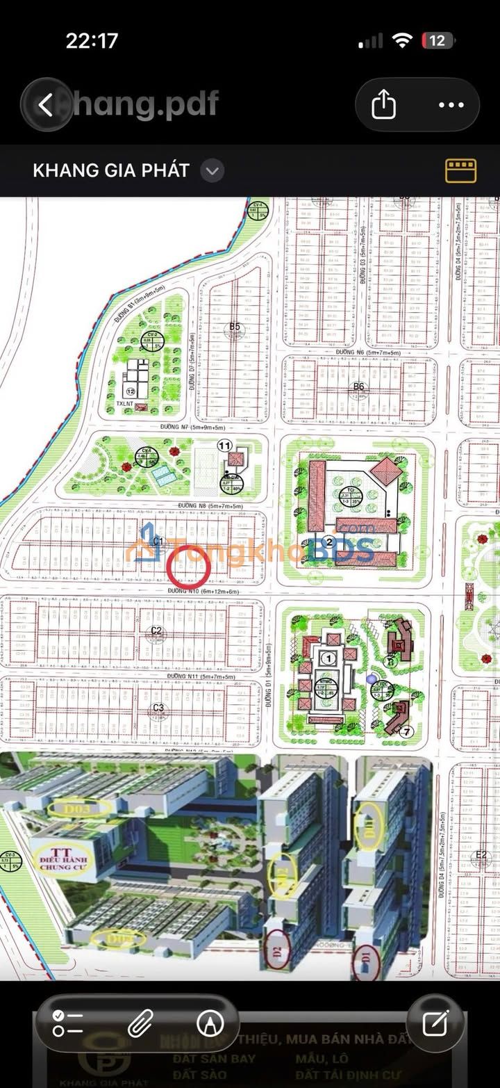 Đất nền Xã Long An Long Thành 216m² - Đường to ô tô