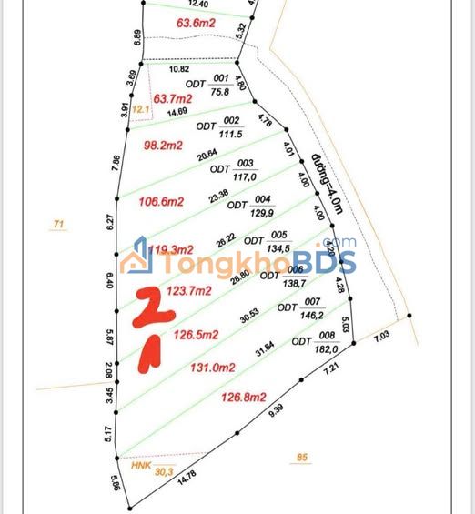 Đất nền Phường Đông Kinh 123m² 1.3 tỷ - Tiềm năng tăng giá
